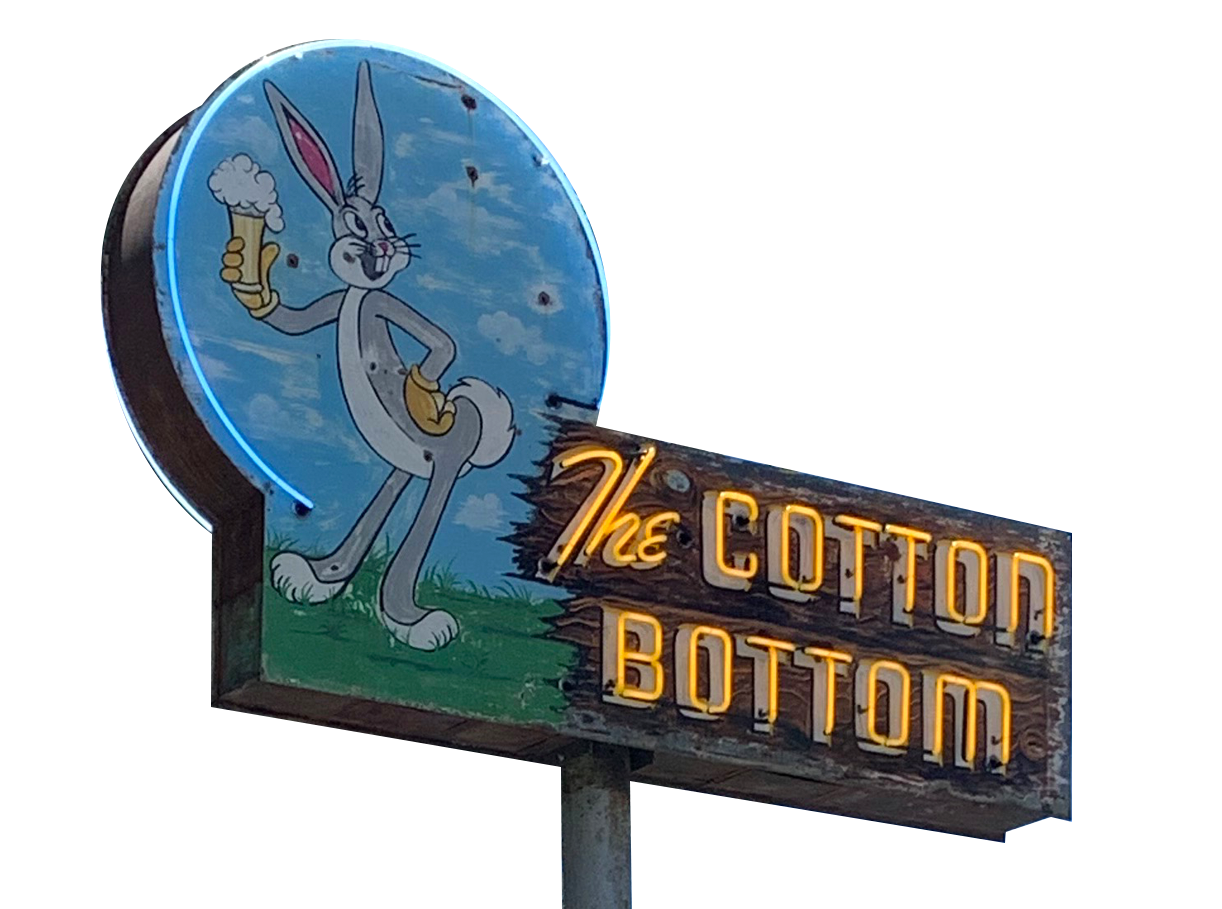 Cotton Bottom Sign